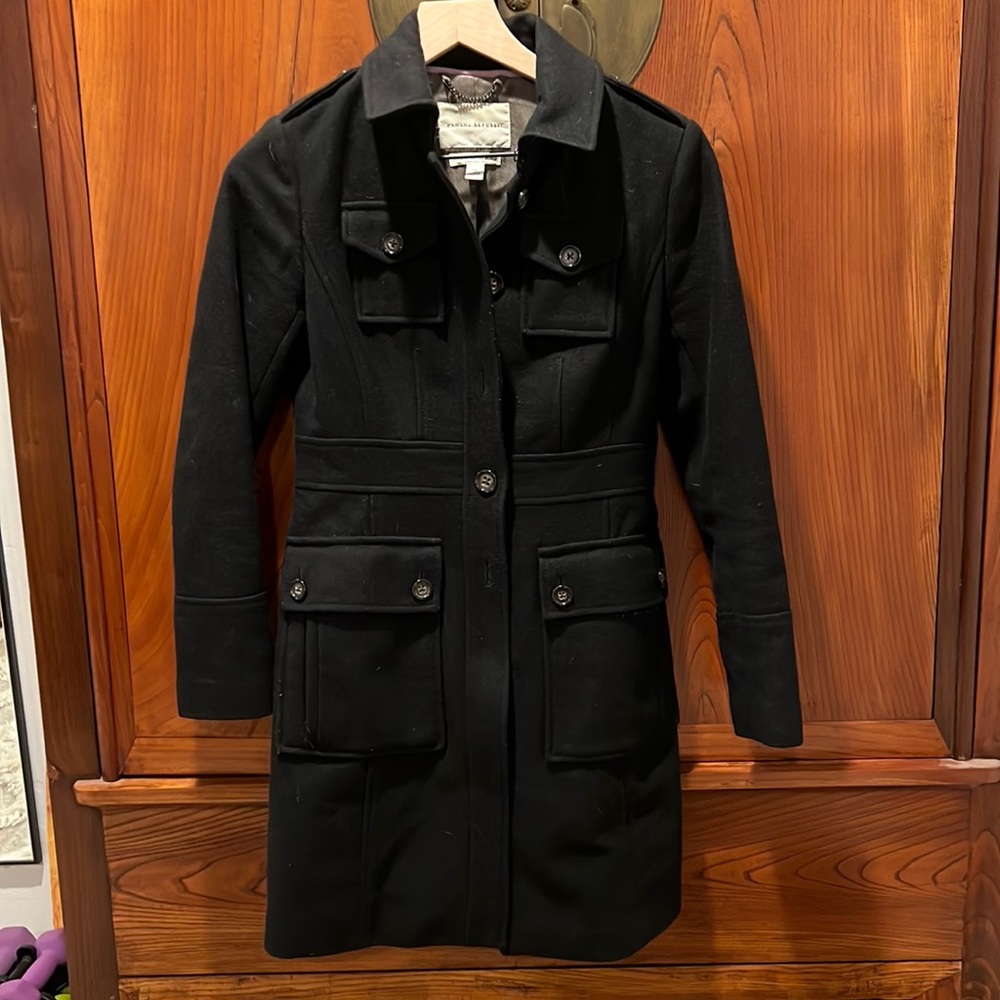 Banana Republic Black Coat